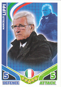 Marcello Lippi Italy 2010 World Cup Match Attax Managers #291